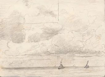 Ein Sturm; (Rückseite) Staffage